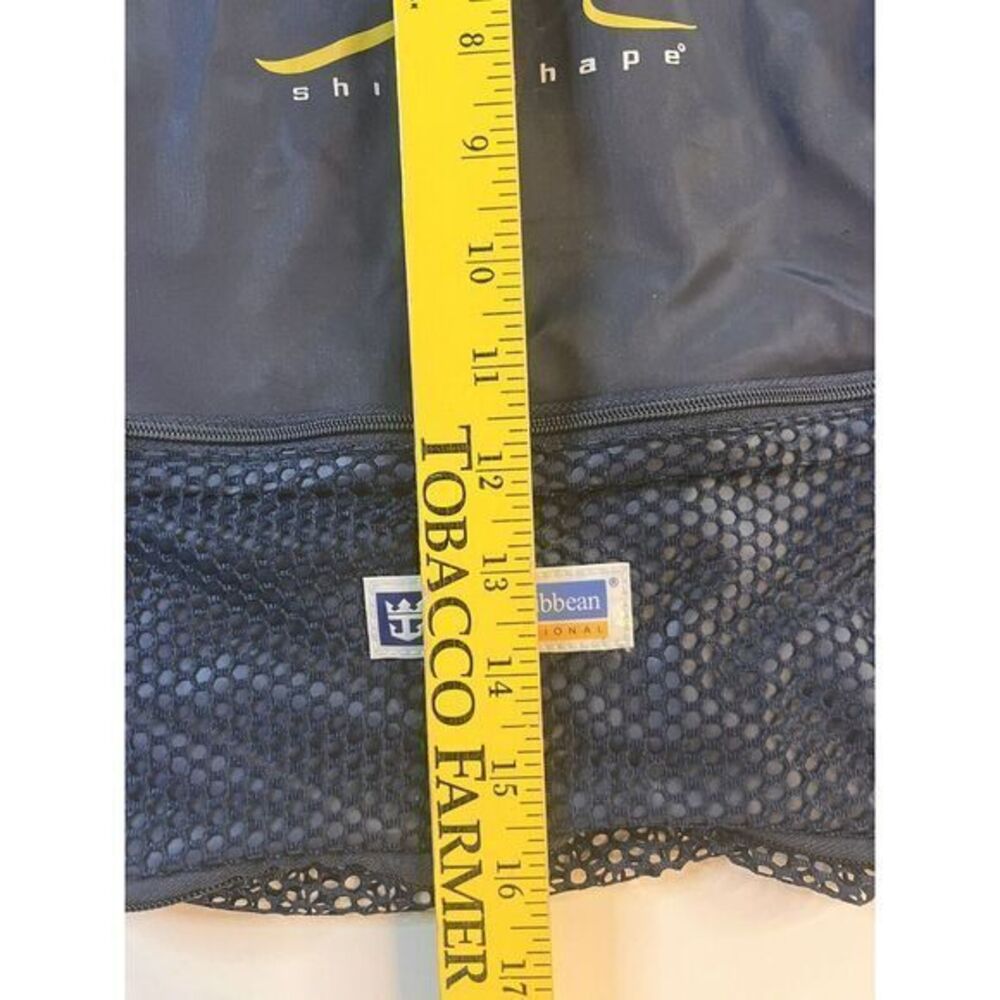Royal Caribbean International Expandable Drawstring Backpack‎ Blue Ship Shape - Picture 3 of 16